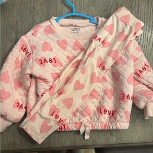 Carter's Pink Heart Love Set